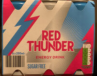 Red Thunder Sugar Free Energy Drink  Sugar Free