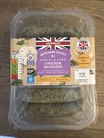 Chicken sausages (garlic & herb)