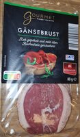 Gänsebrust, gepökelt & geräuchert