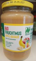 Bio-Fruchtmus - Apfel-Banane