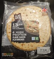 4 High Protein Flame Baked Flatbreads