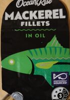 Mackerel fillets in oil