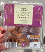 PERFECT CHRISTMAS 20✶ CHICKEN & BACON SKEWERS with