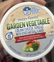 Garden Vegetable Cream Cheese Spread with Other Natural Flavor