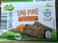 Das Pure - Bio-Haferbrot „Karotten &Walnüsse“