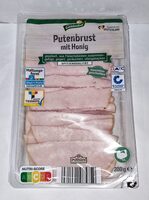 Putenbrust mit Honig, hauchfein geschnitten