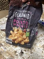 Crinkle Potato Wedges