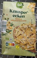 ALDI BIO Knusperecken Mais & Hülsenfrüchte kontrolliert ökologische Erzeugung vegan 1.39€ 80-g-Packung 1kg 17.38€