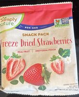 Freeze dried strawberries