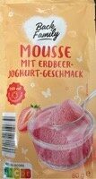 Mousse mit Erdbeer-Joghurt-Geschmack