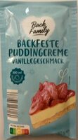 Backfeste Puddingcreme Vanillegeschmack