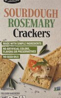 Sourdough Rosemary Crackers