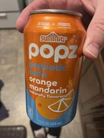 Prebiotic soda orange mandarin
