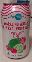 Sparkling Water Raspberry Lime