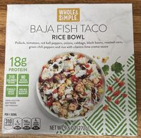 Baja Fish Taco Rice Bowl