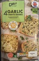 Garlic Ciabatta Squares