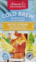 Cold Brew Schwarztee - Eistee Zitrone
