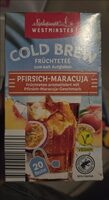 Pfirsich-Maracuja Eistee Cold Brew