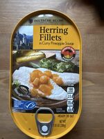 Herring Fillets In Curry Pineapple Sauce