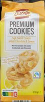 Premium-Cookies white chocolate & lemon