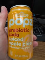 Spiced Apple Cider Prebiotic Soda