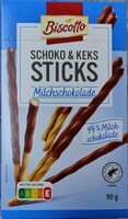 Schoko & Keks Sticks - Milchschokolade