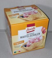 Knusprige Waffelschalen - Natur
