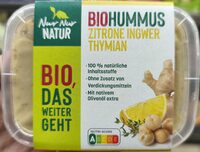 Bio-Hummus - Zitrone Ingwer Thymian