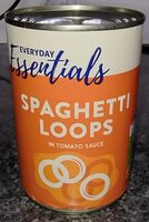 Spaghetti Loops in Tomato Sauce