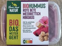 Bio-Hummus - Rote Bete, Meerrettich, Hibiskus