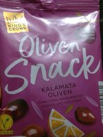 Olivensnack - Kalamata-Oliven mit Orange und Kräutern