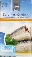 Sardine con pelle e lische
