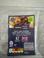 Salt & Pepper Beef Mini Meatballs