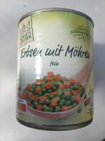 Erbsen mit Möhren, fein