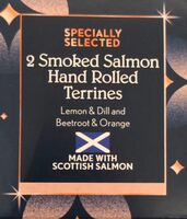 2 Smoked Salmon Hand Rolled Terrines