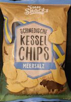 Schwedische Kesselchips Meersalz