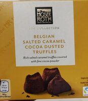 Belgian salted caramel cocoa Duster truffles