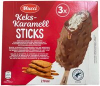 Keks-Karamell Sticks