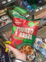 Tomato & Basil Hummus Bites