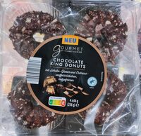 Chocolate King Donuts 4er-Pack