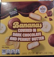 Bananas Covered in Dark Chocolate and Peanut Butter
