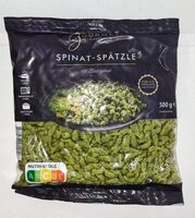 Spinat-Spätzle mit Blattspinat