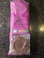 Rice Cakes with milk choc chocolate coating - (Aldi)