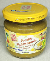 Frucht-Hafersnack - Apfel-Erdbeer-Mango-Maracuja