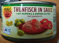 Thunfisch in Sauce  - Mit Paprika & grünen Oliven