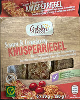 Sesam & Cranberry Knusperriegel