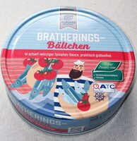 Bratheringsbällchen in Tomatensoße