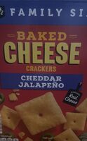 Cheddar Jalapeño Baked Cheese Crackers