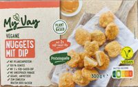 Vegane Nuggets mit Dip