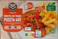 Schnitzel mit Pommes - Puszta-Art